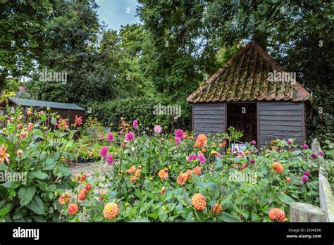 The garden of Nuffield Place, near Reading in Oxfordshire, former home ...