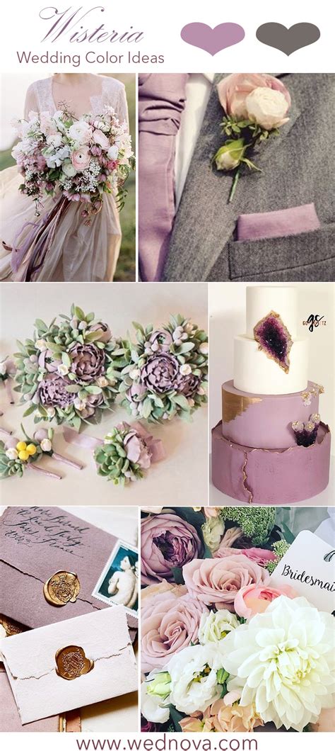 The Hottest 10 Mauve Wedding Color Palettes for All Brides - WedNova Blog