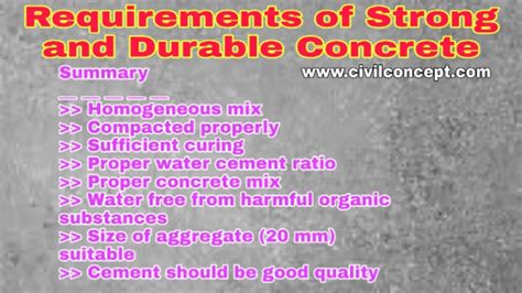 8 Points to improve the Durability of Concrete structure