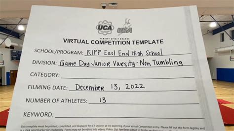 KIPP East End High School [Game Day - Junior Varsity Non Tumbling] 2022 UCA & UDA December ...