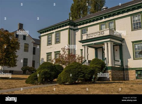 The administration building at Fort Worden Historical State Park in Port Townsend, Jefferson ...