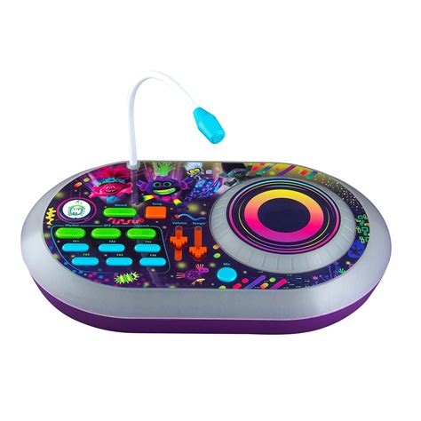 Buy eKids Trolls World Tour DJ Trollex Party Mixer Turntable Toy for Kids Toddler Children ...