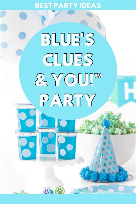 Blue's Clues & You!™ Party Ideas | Blue's clues birthday party, Clue ...