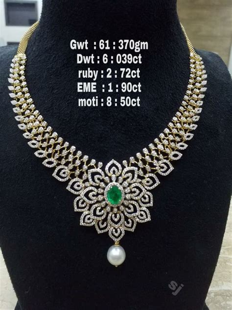 Pin by Sudha Baskar on jewellery in 2023 | Diamond pendants designs, Diamond fashion jewelry ...