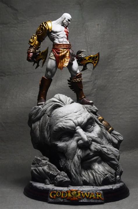 God of War 10" Kratos Battle Resin Statue-in Action & Toy Figures from ...