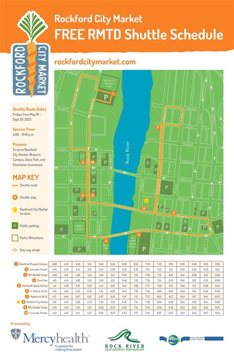 Take the Shuttle! — Rockford City Market