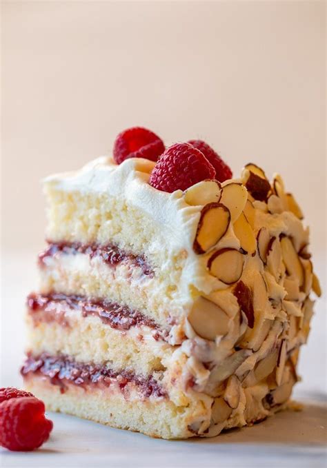 White Chocolate Almond Raspberry Cake - Baker by Nature | Almond ...