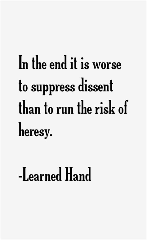 Learned Hand Quotes & Sayings