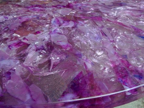 Large "Amethyst" Table by Gilles Charbin at 1stDibs | amethyst dining table, amethyst table top ...
