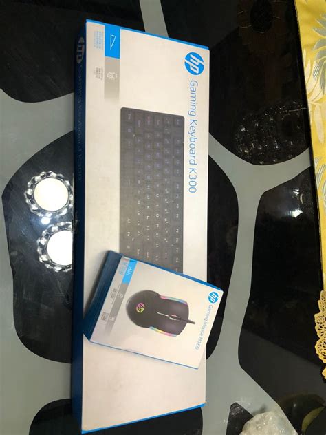 HP Gaming mouse and keyboard, Computers & Tech, Parts & Accessories, Computer Parts on Carousell