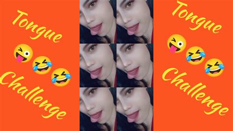 Tongue challenge.... - YouTube