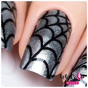 Halloween Nail Art with Decals, and Stencils | Halloween Haven