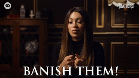 Banish GIF by The Traitors Australia - Find & Share on GIPHY