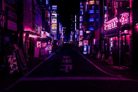 HD wallpaper: shinjuku, japan, night, tokyo, city, building exterior ...