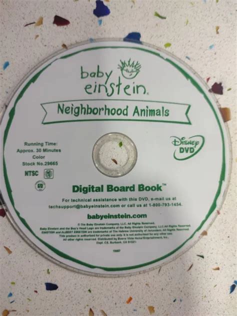 BABY EINSTEIN: NEIGHBORHOOD Animals (DVD, 2002) £2.69 - PicClick UK