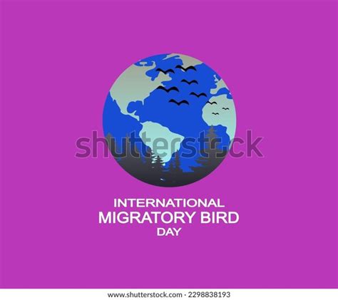 World Migratory Bird Day Poster Template Stock Vector (Royalty Free) 2298838193 | Shutterstock