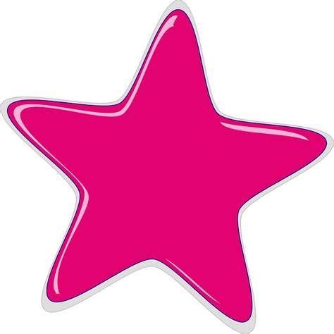 Clip Art De Dibujos Animados De Estrellas De Mar Color Rosa Png | Porn ...