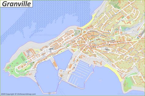 Granville Map | France | Discover Granville with Detailed Maps