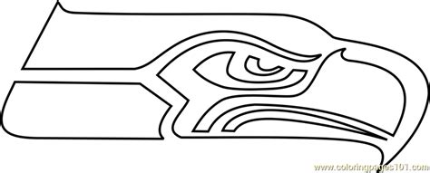 Seattle Seahawks Logo Coloring Page Coloring Pages