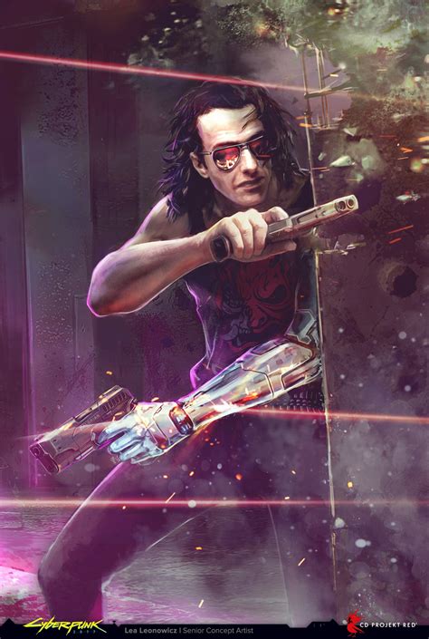 Cyberpunk 2077: Johnny Silverhand Concept Art Reveals What He May Have ...