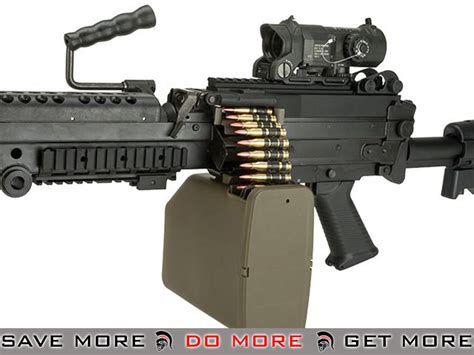 G&P M249 SAW Airsoft AEG Rifle with Collapsible Stock