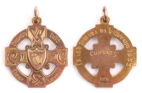 GAA 1953 Senior Hurling Championship All Ireland winner's medal to Cork at Whyte's Auctions ...