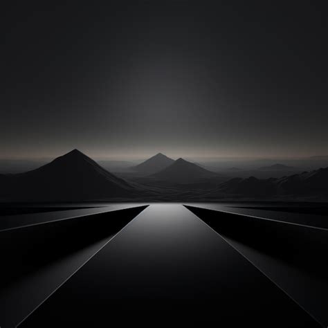 Premium AI Image | black Minimalist wallpaper