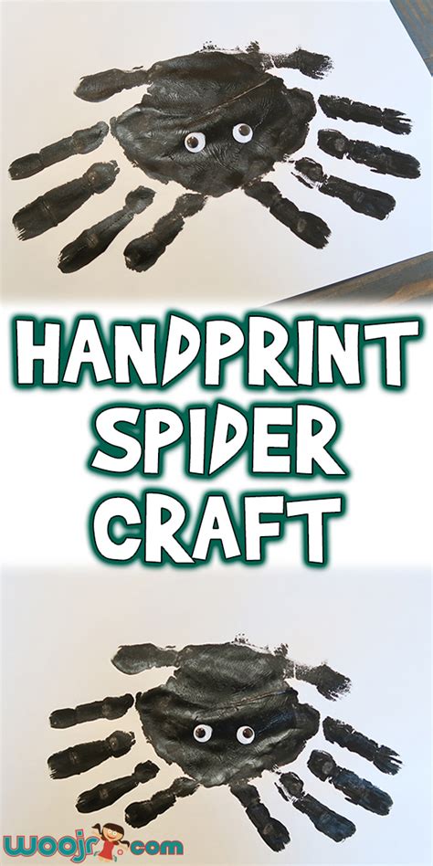 Handprint Spider Craft | Woo! Jr. Kids Activities : Children's Publishing