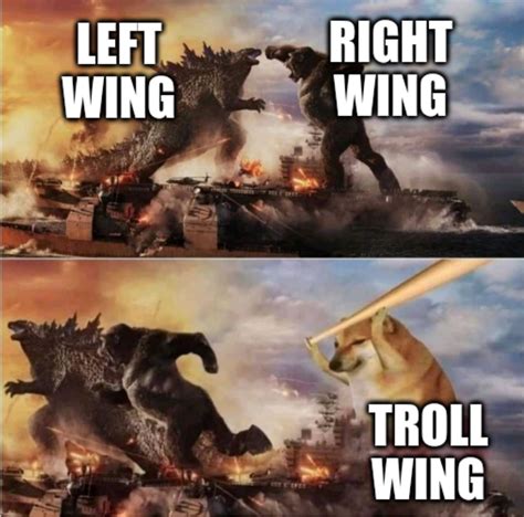 Apolitical troll or A political troll? : r/memes