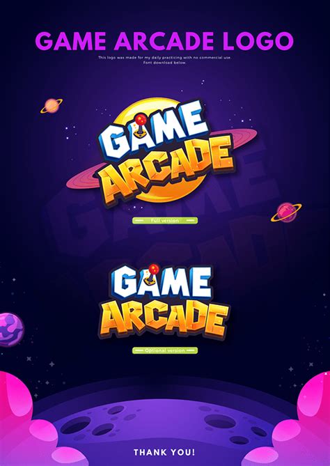 Game Arcade Logo - Typography on Behance