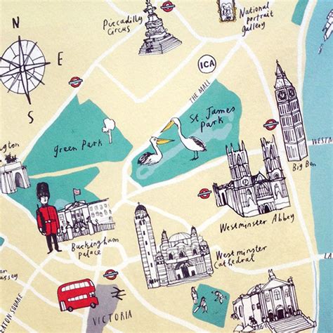 Map of Pimlico, London on Behance