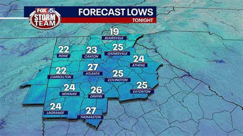 Atlanta weather: Cold snap continues ahead of rainy weekend | FOX 5 Atlanta