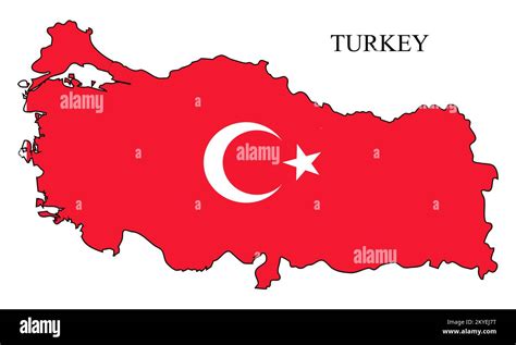 Turkey map vector illustration. Global economy. Famous country. West ...