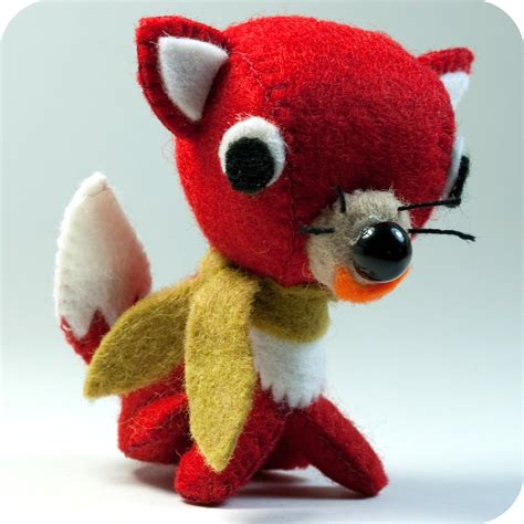 Tiny Red Fox | Tiny handsewn wool felt Red Fox made as my Ja… | Flickr