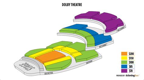 Microsoft Theater Seating Chart