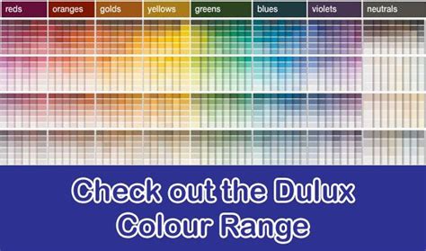 Dulux Exterior Paint Color Chart