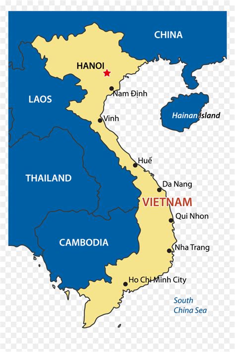 Da Nang Vietnam Map - Vector U S Map