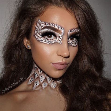 Angel makeup any excuse to cover myself in rhinestones Angel Halloween Makeup, Angel Makeup ...