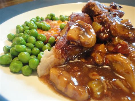 The Frickin Chicken: Braised Country Style Pork Ribs with a Balsamic Gravy