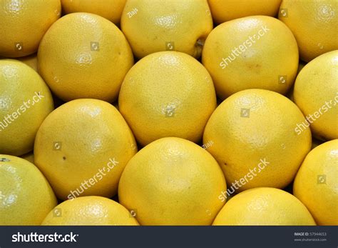 Stacked Yellow Grapefruits Stock Photo 57944653 : Shutterstock