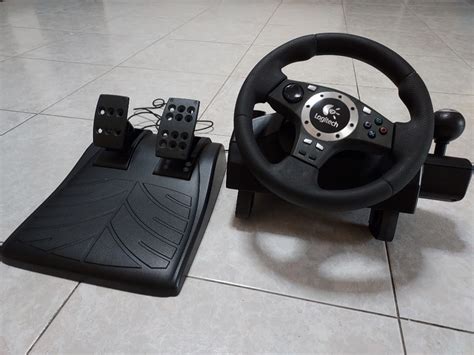 Logitech Steering Wheel Set, Video Gaming, Gaming Accessories ...