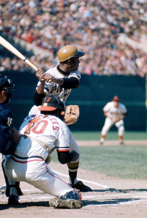 Elrod Hendricks catching, Roberto Clemente at bat, Brooks Robinson at ...