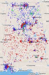 Interactive Maps of Alabama