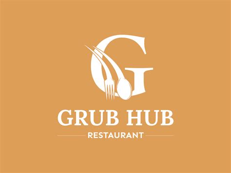 Grub Hub - Restaurant Logo branding by Bhautik Domadiya on Dribbble