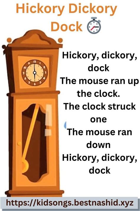 Hickory Dickory Dock - Nursery Rhymes Songs Hickory dickory dock. The ...