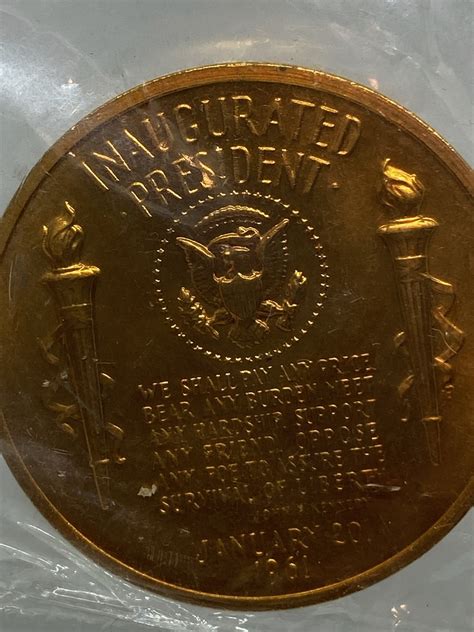 1961 John F. Kennedy Inaugurated President Coin | Property Room