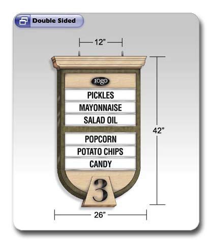 Wood Aisle Markers, Grocery Store Aisle Markers in 2023 | Aisle markers, Grocery, Store decor