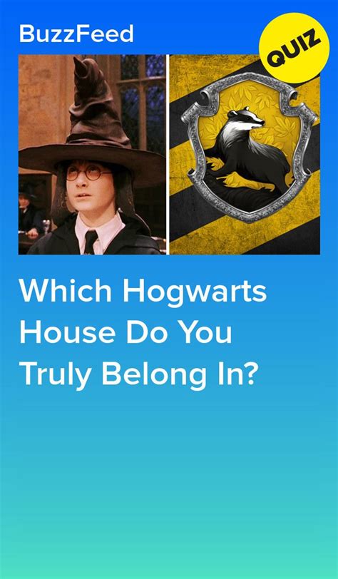 Hogwarts House Quiz Pottermore Quotev Sorting Hat What Am I Sorted Into