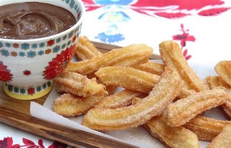 Mini churros with warm Nutella | lieslicious