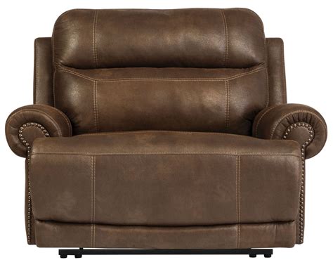 Austere Brown Zero Wall Wide Seat Power Recliner from Ashley (3840082 ...